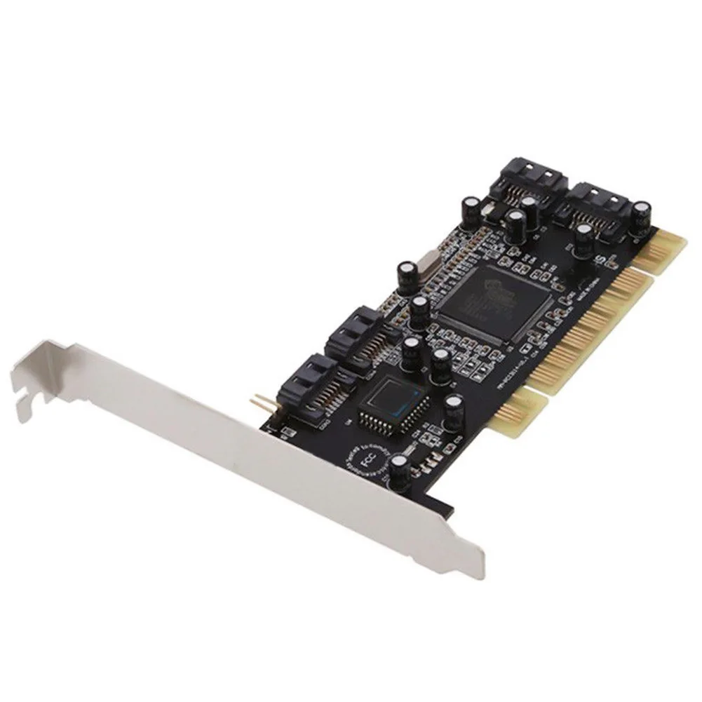 PCI на SATA стабильный Быстрый добавить на легко применяемый Профессиональный 4 порта штекер с горячей заменой контроллер адаптер карты конвертер внутренний