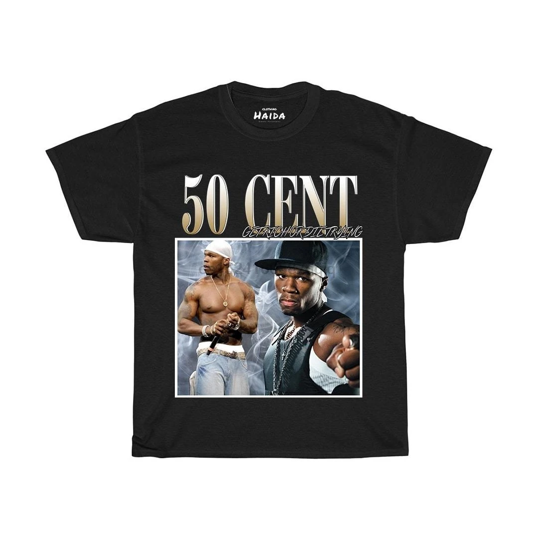 T Shirt Vintage 50 Cent Tshirt Kaos 