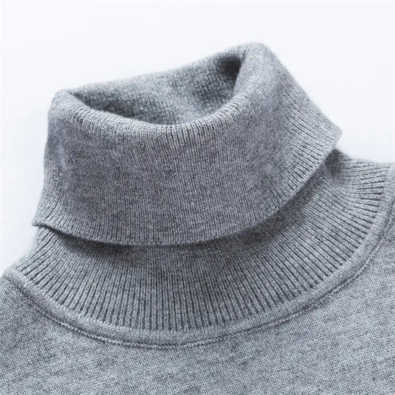 2019 Autumn New High Neck Sweaters Men Turtlenck Pullovers Male Winter Men Turtle-neck Sweater Jumpers MuLS Brand Plus Size 5XL 08