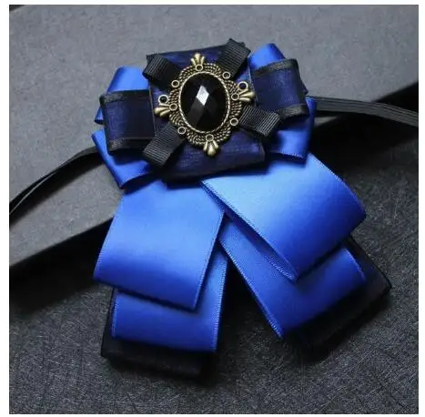 Fashion Diamond Bow Tie Solid Color Mens Business Necktie Male Butterfly Cravat Wedding Groom Bowties Collar Accessories