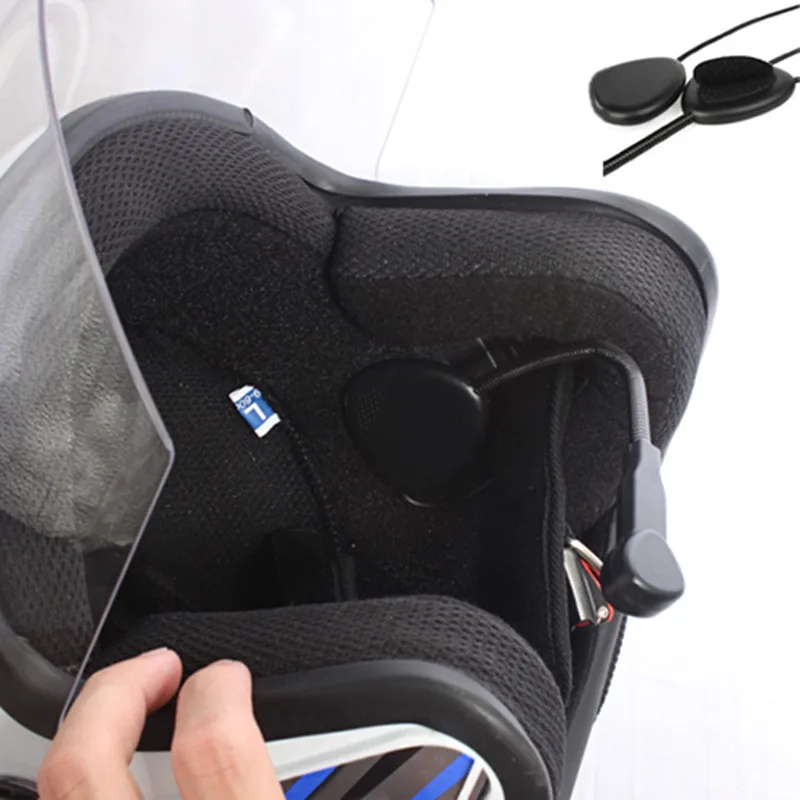 Новинка гарнитура Ventphone V1 2 Bluetooth для мотоциклетного шлема с бинауральными