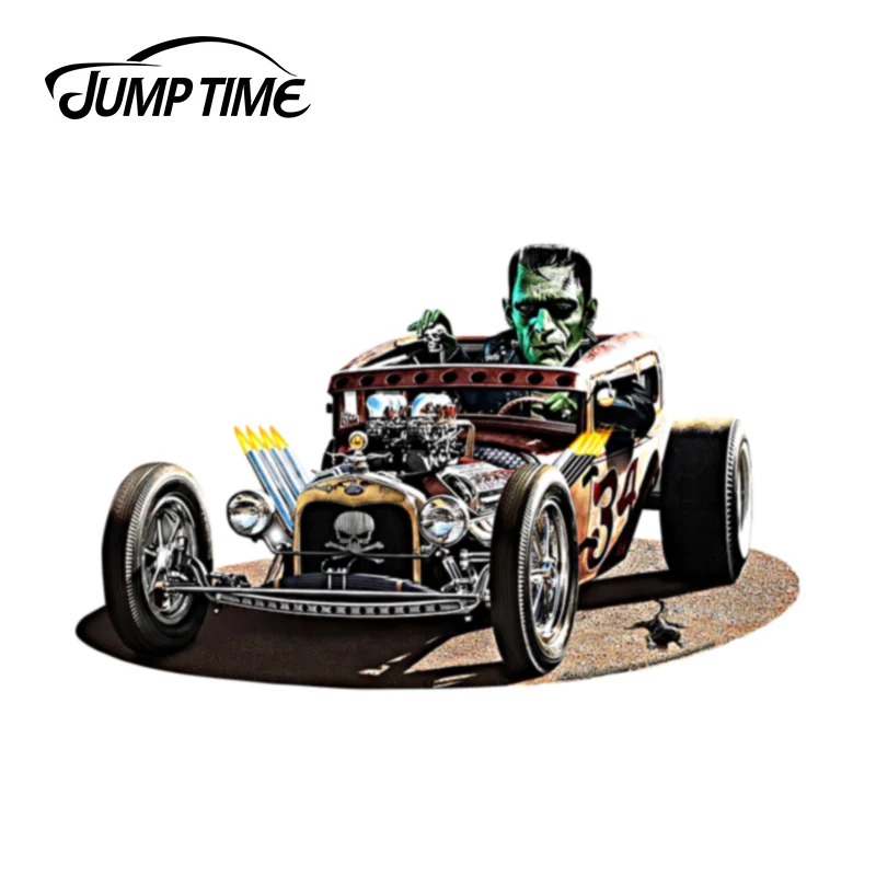 JumpTime 13cm x 7.8cm For Funny Rat Rod Vinyl Sticker Car Bumper Windows Decal Waterproof Accessories Cool Stickers | Автомобили и