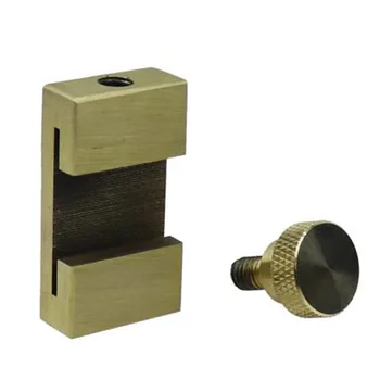 

300mm Steel Ruler Brass Positioning Block Adjuster Locator Woodworking Tool Kit