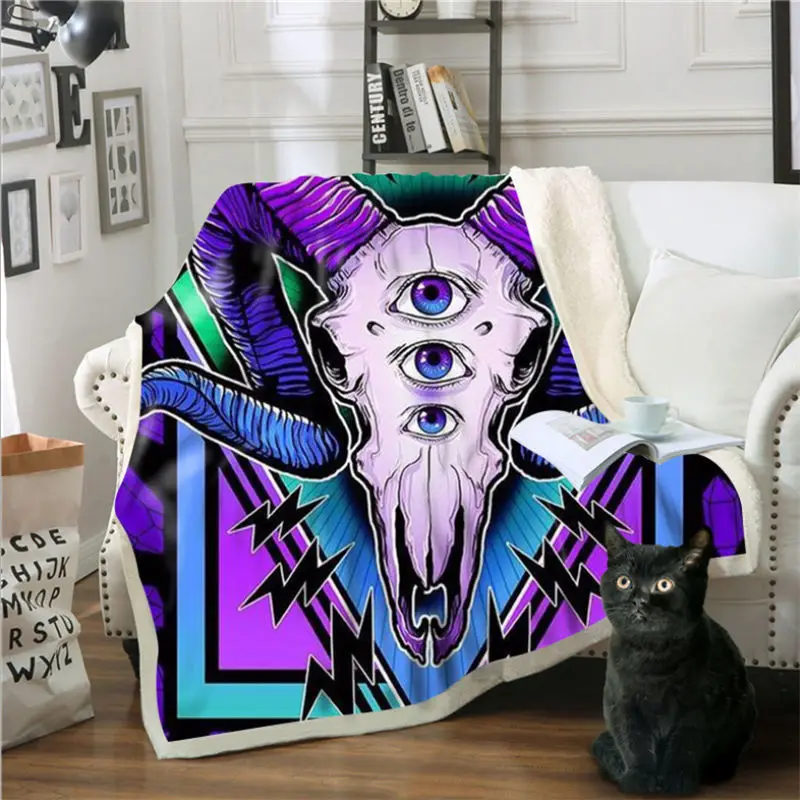 Одеяла с рисунком из мультфильма «Аниме», хлопковое бархатное одеяло для дивана, одеяло на искусственном меху, 150 см X 200 см, одеяло
