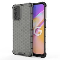 2 in 1 Hybrid Armor Case for OPPO A93 Rugged Pattern Clear Shockproof Bumper Phone Airbag Back Cover