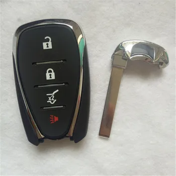 

DAKATU Replacement Smart Remote Control Car Key Shell Case With 4 Button FOB for Chevrolet Malibu Cruze Spark Cmaro 2016 17 18
