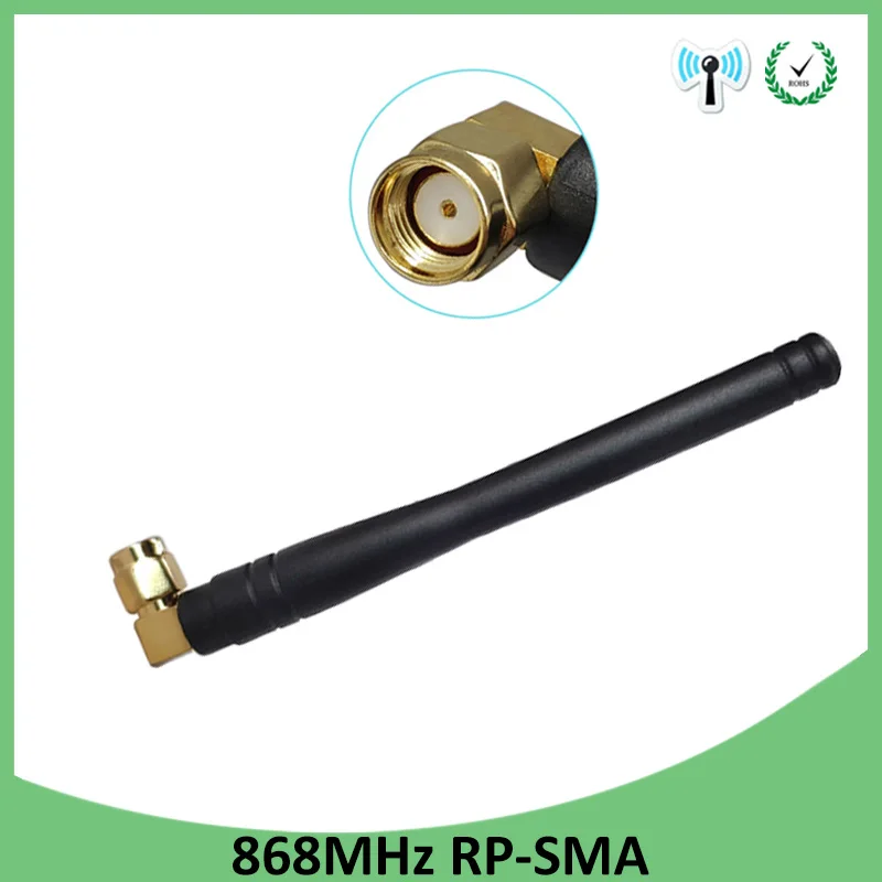 GRANDWISDOM 10pcs 868mhz antenna 3dbi sma female 915mhz lora antene pbx iot module lorawan signal receiver antena