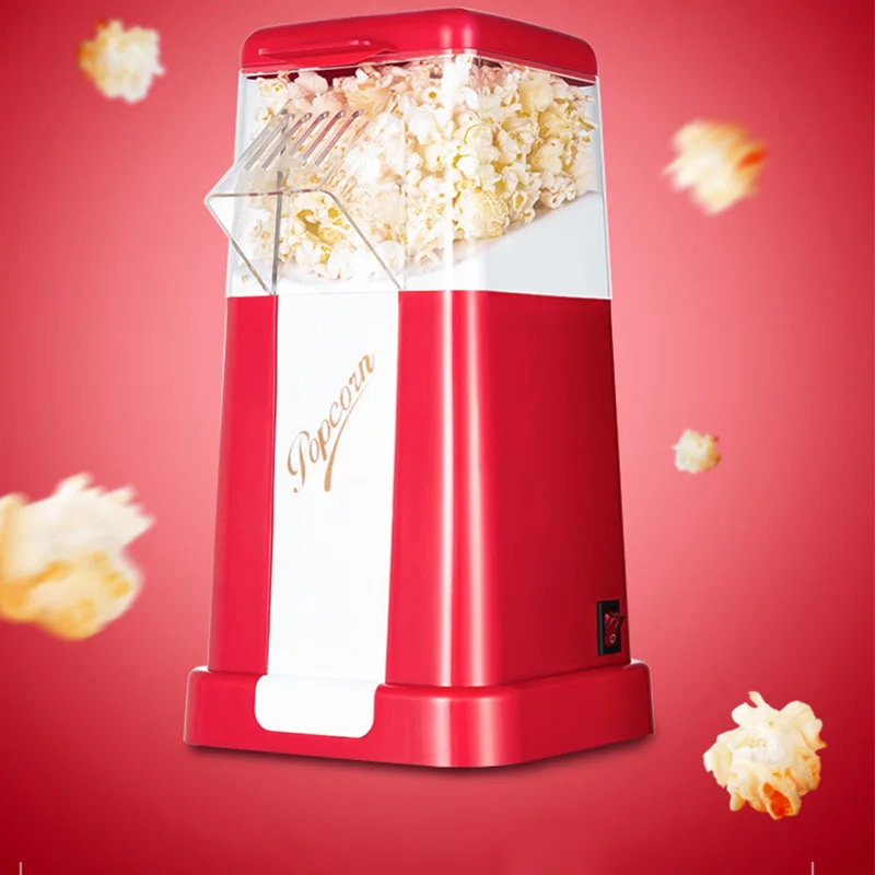 Popcorn Maker Healthy Delicious Popcorn Machine DIY Corn Popper Hot Air  Popcorn Maker Machine Electric 110V/220V No Oil Needed - AliExpress