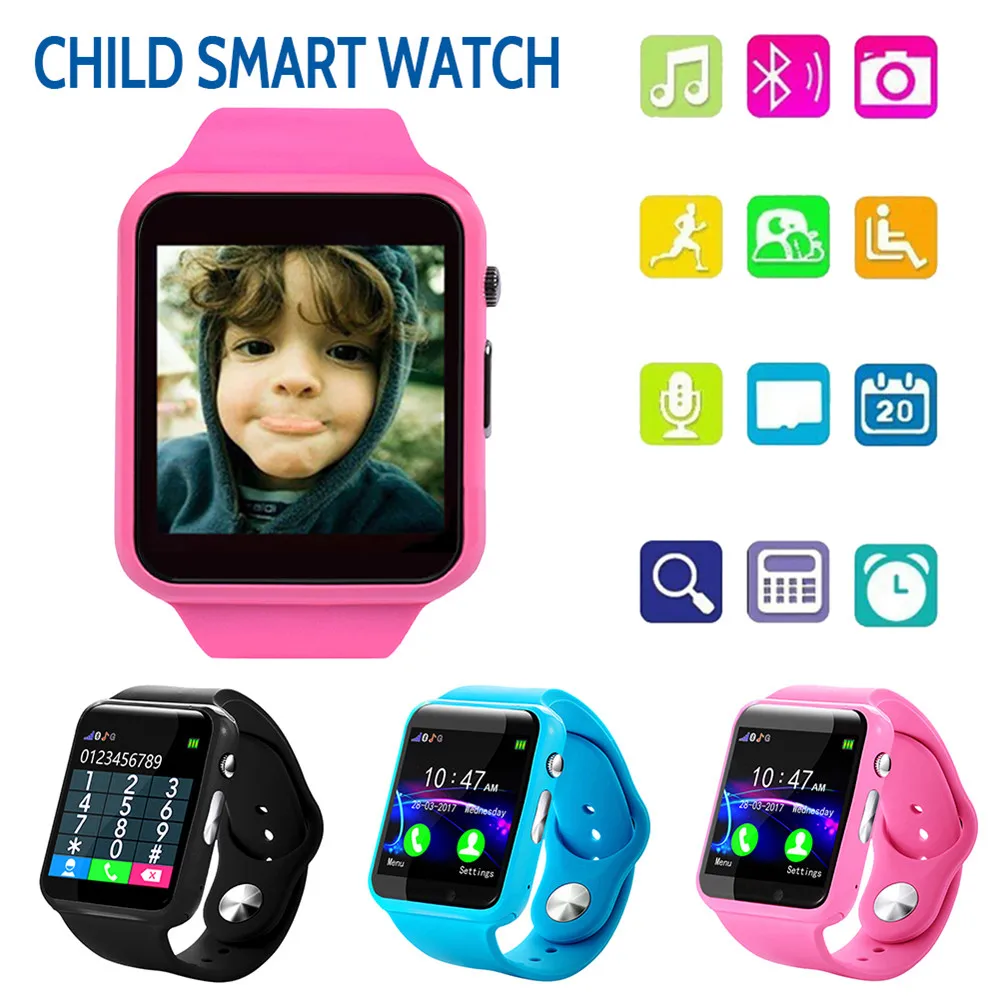 

Smart Watch Kids With Sim Card Camera Bluetooth Smartwatch Anti Lost Long Standby Pedometer Children Intelligent Watch