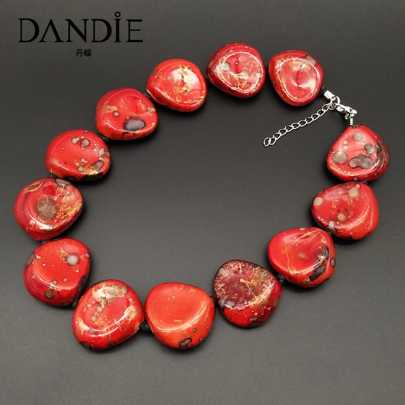 

Dandie Fashionable acrylic bead necklace, simple female jewelry