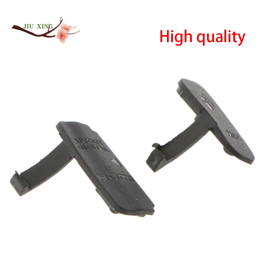 2x Interface Rubber Cover Canon EOS 600D USB Port Cap Skin Door Lid Protector Plastic Material Camera Accessory Repair Part