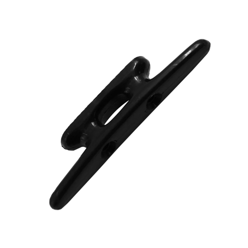 1 Pcs 4' Black Nylon Closed Base Marine Boat & Dock 4 in Cleat
