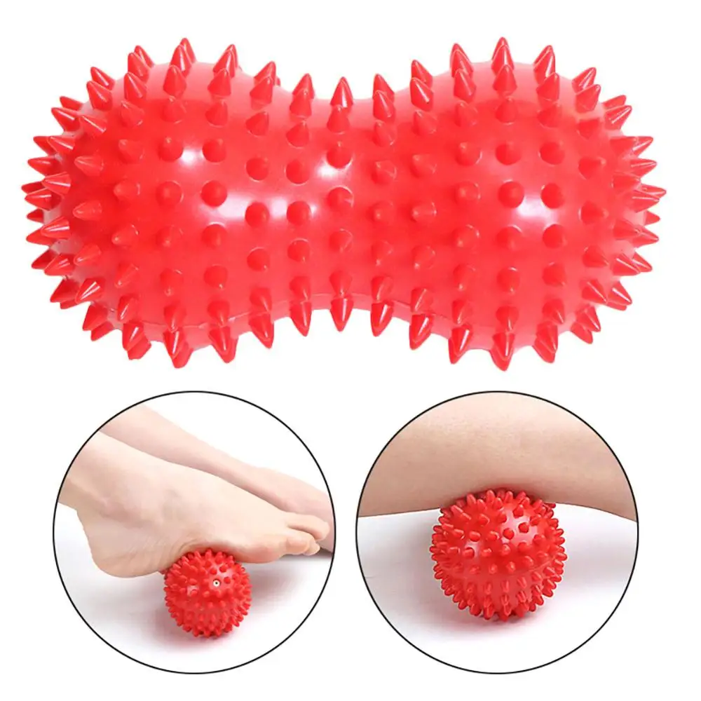 

Fitness Massage Ball Yoga Ball Peanut Massage Ball Spiky Trigger Point Massage Ball Muscle Relax Apparatus Fitness Equipment