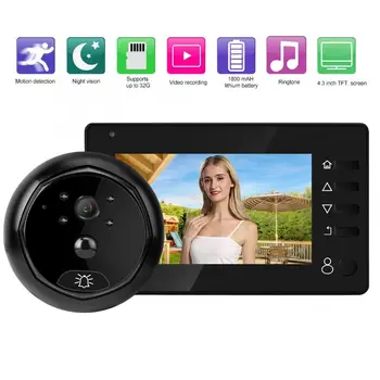 

4.3 Inch Infrared Visual Doorbell Motion Detector Door Phone Security System Door Security System