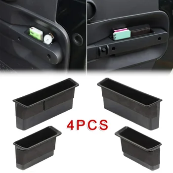 

Plastic Storage Box Black Accessory Parts Card Phone 4pcs Side Door Handle