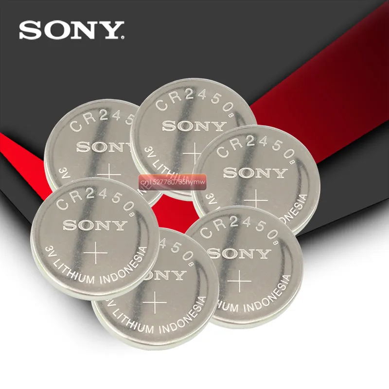 10 шт. Новинка sony 100% оригинал CR2450 CR 2450 3V Li-lon монета часы брелоки батарея для swatch часы автомобиль Lexus Contro