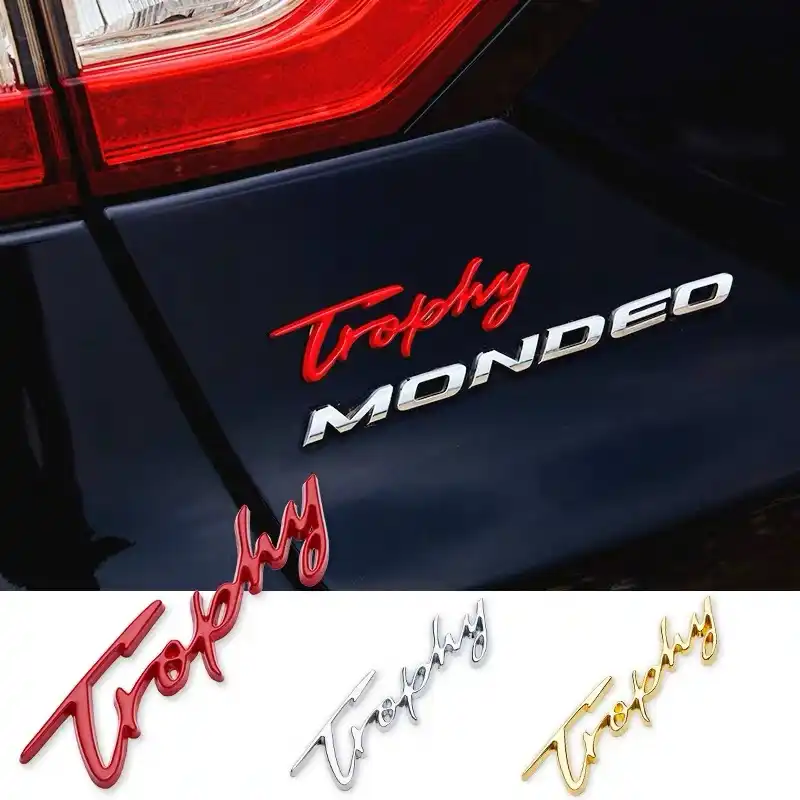 3d 金属トロフィーロゴ車のステッカーエンブレムトランクバッジ自動ルノーメガーヌのための 2 3 4 Rs Grandtourer Gt Mg6 トロフィーステッカー Car Stickers Aliexpress