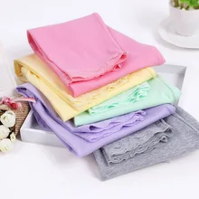 Тонкие облегающие леггинсы для девочек на весну и лето, детские кружевные штаны ярких цветов на весну и осень, Детские хлопковые штаны