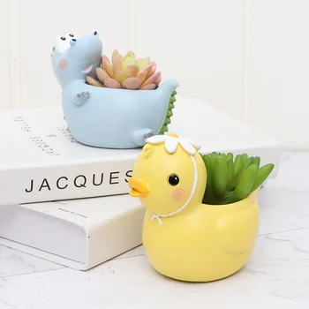

2020 New Succulent Flower Pot Flower Pot-Rabbit Planter Home Office Decor For Cactus Gardening Succulents NEW