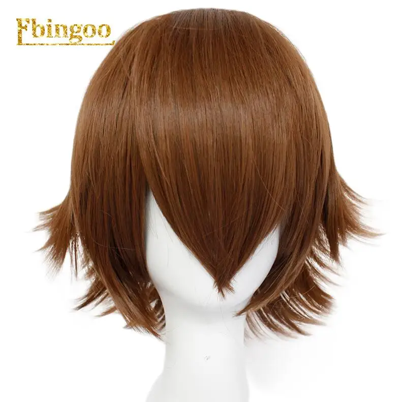Ebingoo аниме вольтрон Легендарный Защитник Pidge парик короткий прямой коричневый Синтетический Косплей парик термостойкие волосы парики - Цвет: Коричневый