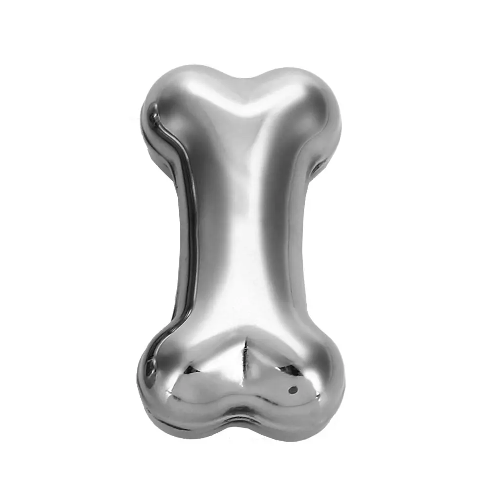 Dog bone Виски камни льда формы кубик льда оригинальность экономичный экологически чистый нержавеющая сталь ресторанов вечерние напитки пиво - Цвет: Dog bone