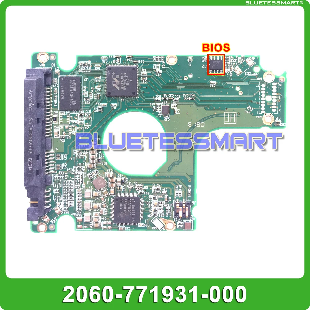 

HDD PCB logic board 2060-771931-000 REV P1 for WD 2.5 SATA hard drive repair data recovery