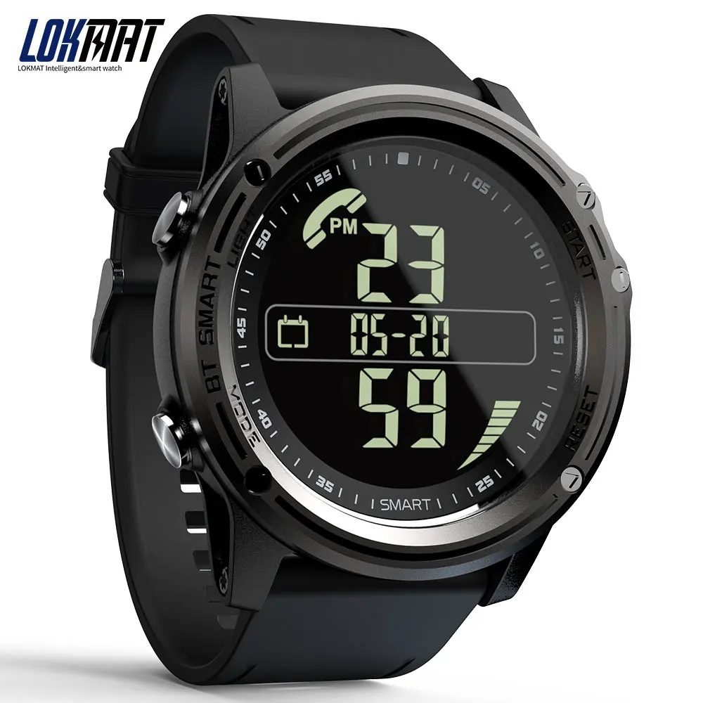 Смарт-часы LOKMAT MK07, IP68, водонепроницаемые, с фитнес-трекером, шагомером, удаленной камерой для мужчин и женщин, для Android/iOS