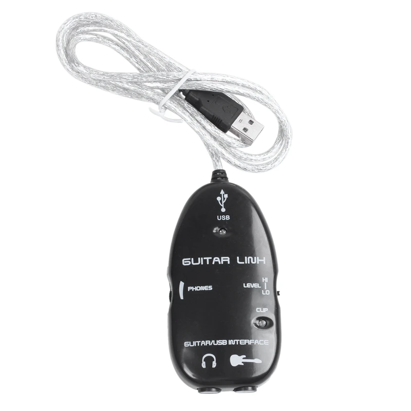 Переходник с гитары на USB интерфейса для MAC/PC записи CD Studio Laptop|Детали и аксессуары