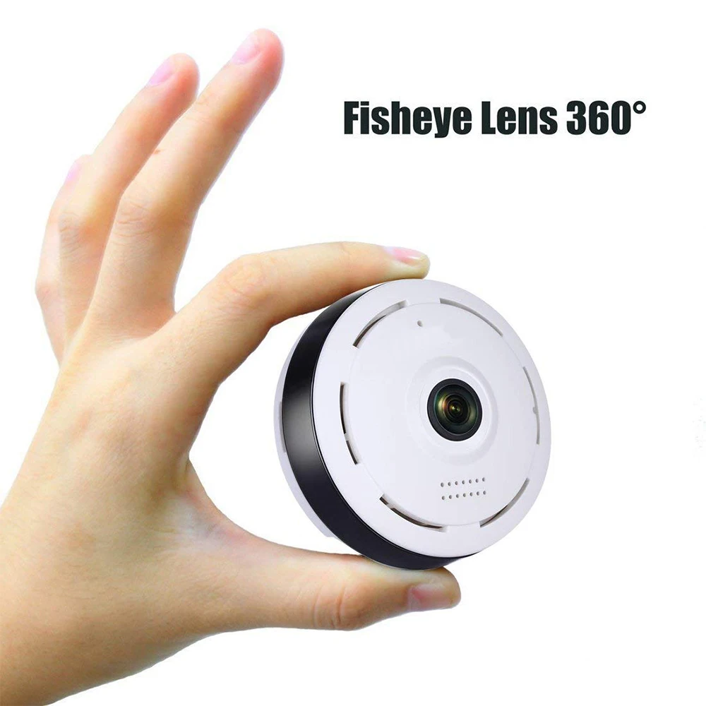 HONTUSEC 360 IP камера 1.3MP рыбий глаз панорамный 960P WIFI CCTV 3D VR видео Micro SD карта Аудио
