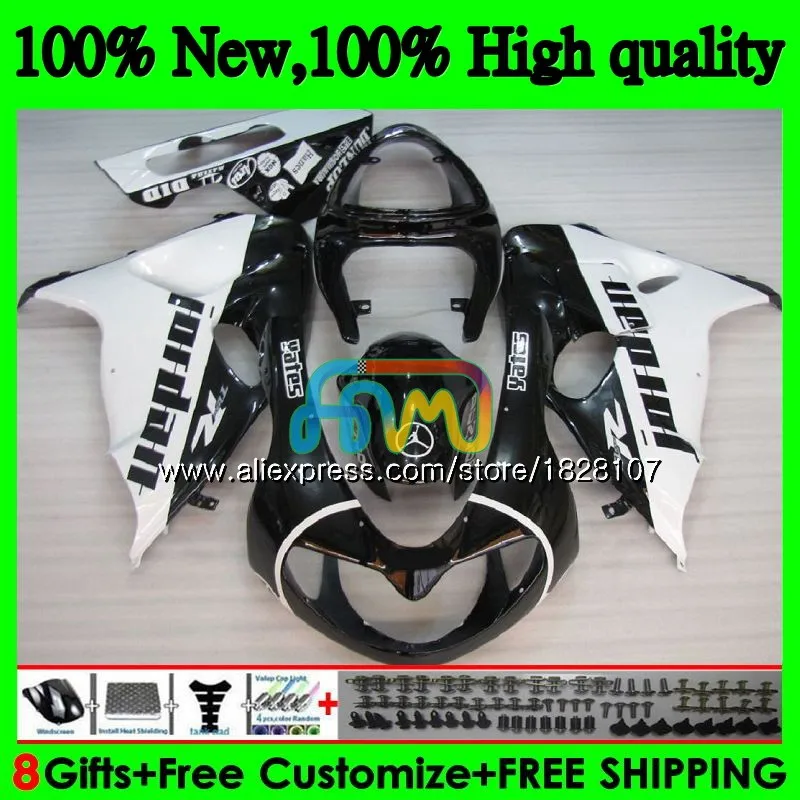 SRAD для SUZUKI черный белый TL 1000 R TL 1000R 98 99 00 01 02 03 46BS. 25 TL1000 R TL1000R 1998 1999 2000 2001 2002 2003 обтекатель - Цвет: No. 1