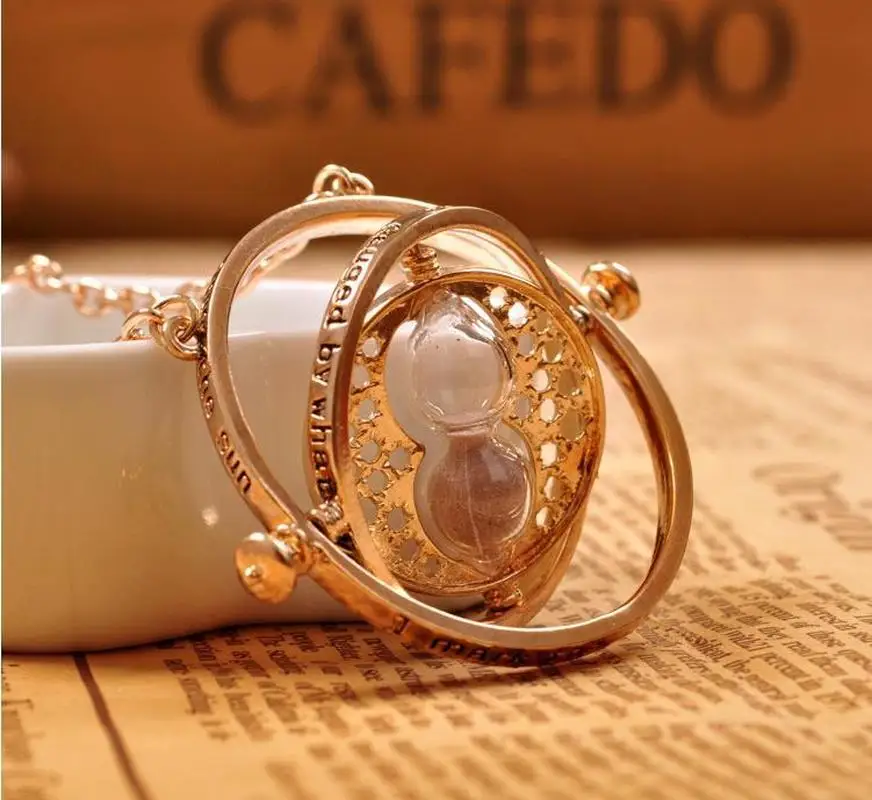 Ожерелье Time Turner винтажная подвеска с песочными часами Гермиона Грейнджер для женщин и девушек опт и розница