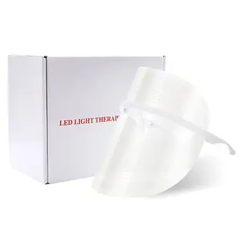 

3 color Light Therapy Facial Mask Anti Acne Wrinkle Facial Machine Device Skin Rejuvenation Moisturizing LED Mask Beauty