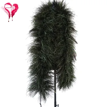 

Natural Peacock Feather Boa Peacock Big Eye Feather Scarf Party Cosplay Clothing Decorative Accessory 2 Meters/ 1 Pcs