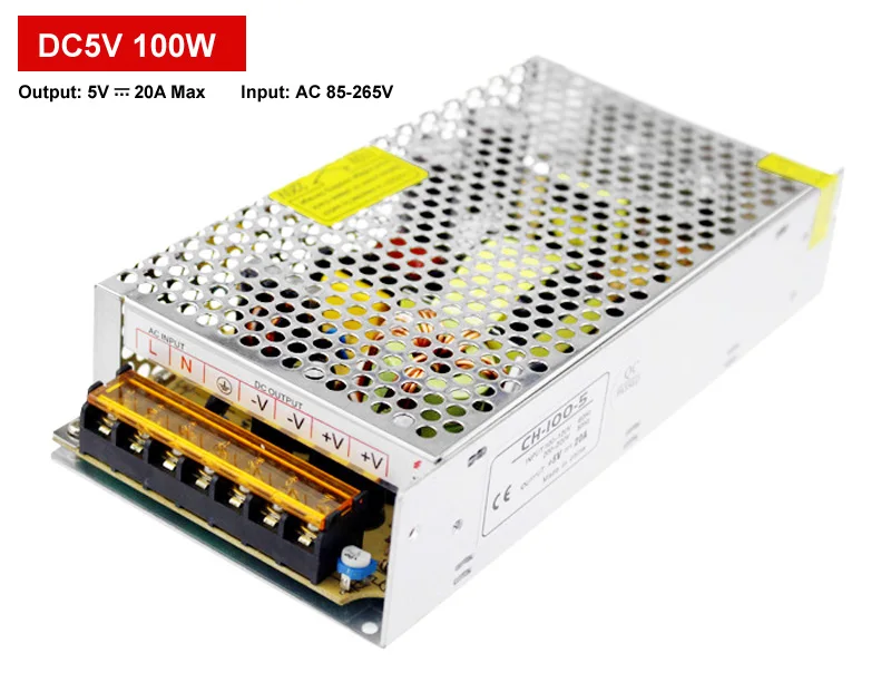 220v AC to DC 5v Power Supply for Led Strip 5 V Smps Source Switching Power Supply 5V 2a 3a 10a Transformer Led Driver