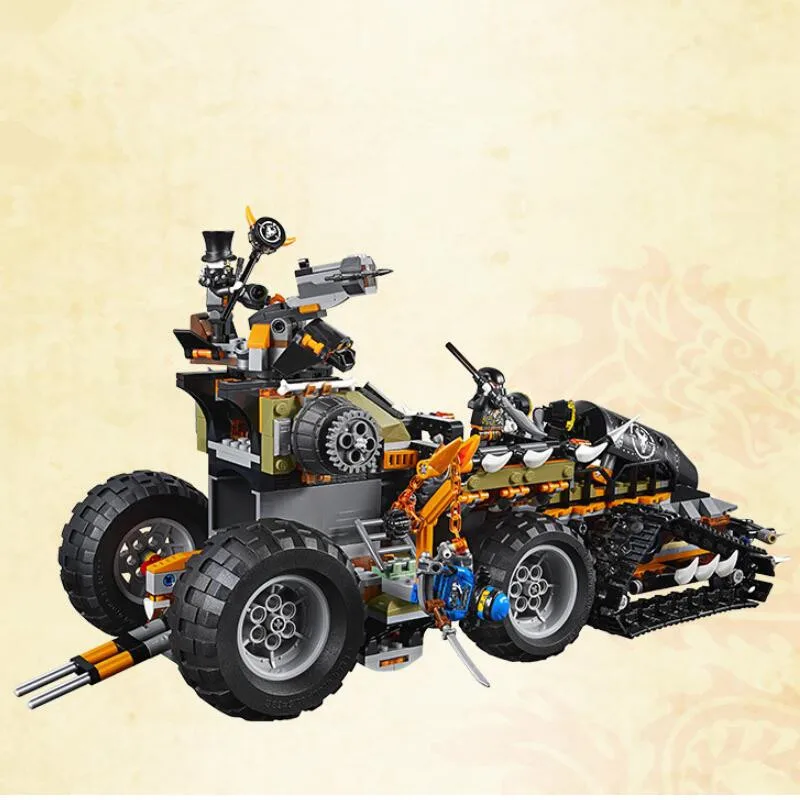 Совместимость с Legoings детские блоки Ninjago Dragon Warriors строительные наборы детская
