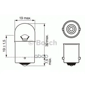 

Lamp r5w 12v Bosch art. 1987302204