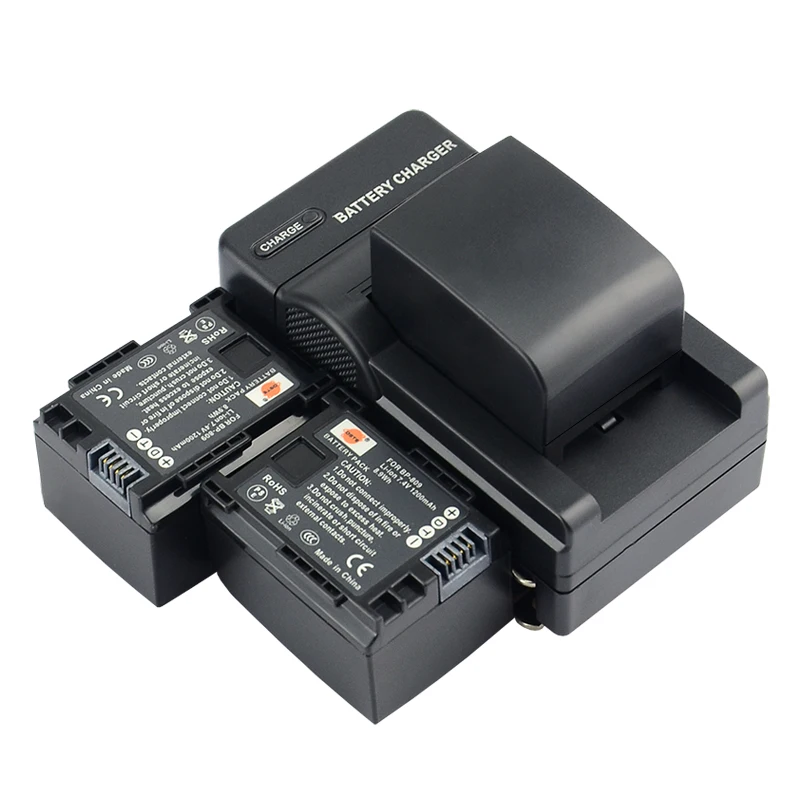 4 шт. 1200 мАч 7 V BP-809 BP-808 BP809 DSTE Камера Батарея Зарядное устройство для Canon HF10 HF100 HF11 HG20