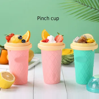 

Double Layer Ice Cream Maker DIY Homemade Fast Cooling Ice Cream Smoothie Cup JS22