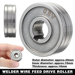 Rouleau d'alimentation en fil de soudure MIG, 0.6x0.8 V, 1 pièce, pour soudure 