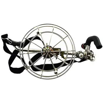 

11 Inch Stainless Steel Strong Kite Line Winder Reel Brakes Control Adult Kite Wire Winder Reel Brakes Control Wheel Accessories