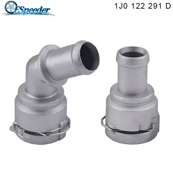 

ESPEEDER Cooling Coolant Quick Connector 1J0122291D 3B0122291B For Audi TT VW Passat Touran Coolant Flange Hose Connector