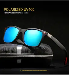Поляризованные солнцезащитные очки для мужчин и женщин фирменный дизайн вождения квадратная оправа солнцезащитные очки мужские очки