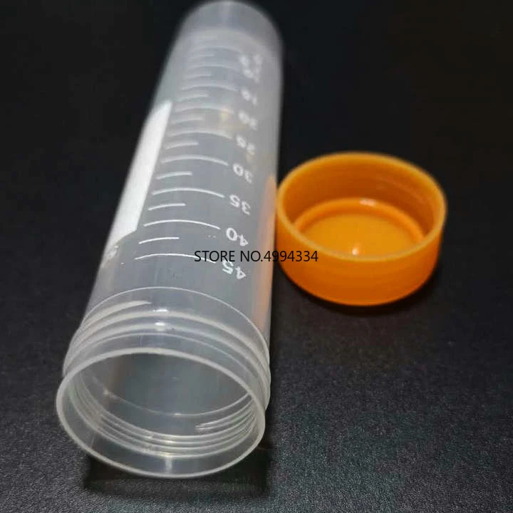 

8Pcs/lot 50ml Flat Bottom Centrifuge Tubes with Screw Caps