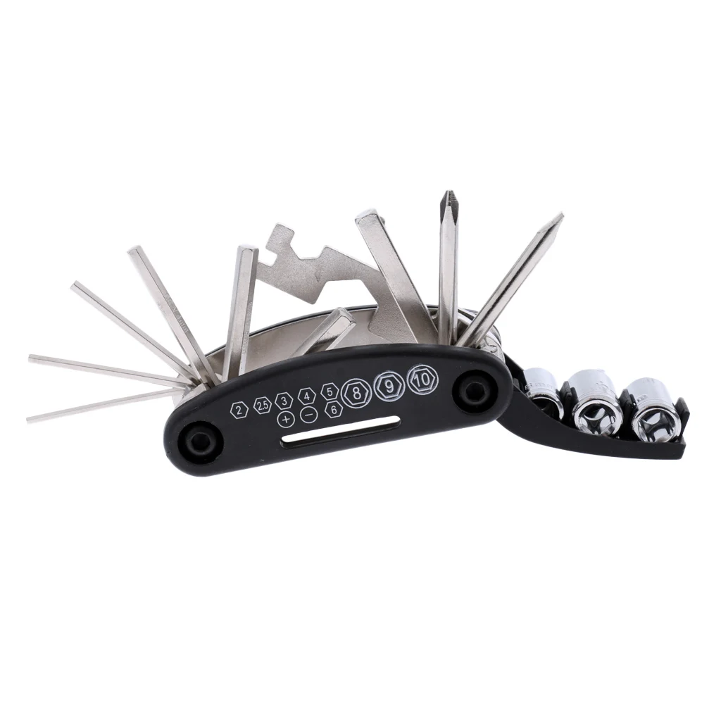 Portable 15 in 1 Multi-function Bike Bicycle Repair Tool Set Outdoor Cycling Accessories