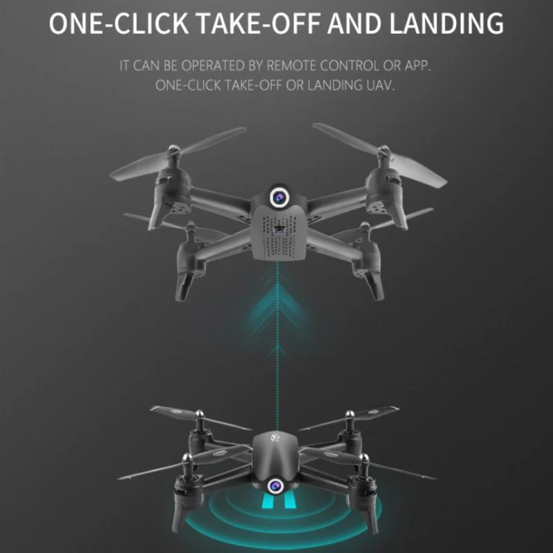 Аэрофотосъемка камера WiFi FPV RC Дрон оптический поток 4K HD Двойная камера антенна видео RC Квадрокоптер самолет Квадрокоптер игрушка