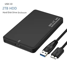 TIPTOP 2,5 дюймов USB 3,0 Мобильный жесткий диск коробка HDD Супер-скоростной SATA твердотельный SSD ноутбук файлы для хранения данных жесткий диск корпус