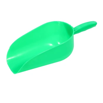 

5Pcs Compost Scoop Plastic Garden Tool for Grit Fertiliser Dog Pet Food Seed Feed Shovel for Feed Farm- Green