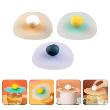 

3pcs Cup Sealed Cover Leakproof Cup Cover for Office Tea Home