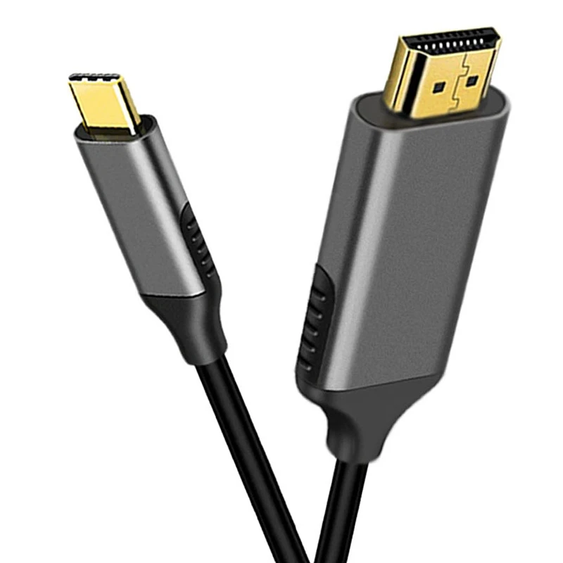 USB C к HDMI кабель адаптер 4K 60Hz Thunderbolt 3 совместимый для Android телефона ChromeBook и т.