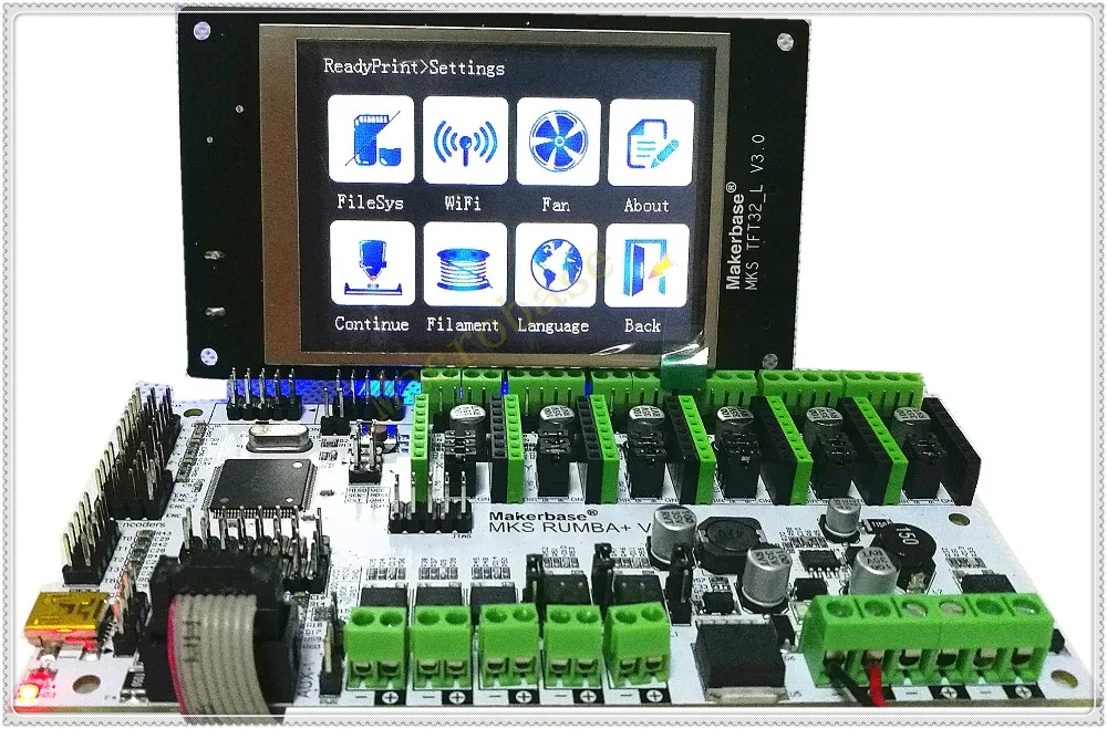 DIY 3D принтер MKS Rumba + TFT32 v4.0 ЖК дисплей WIFI контроллер карта board Электронный Набор